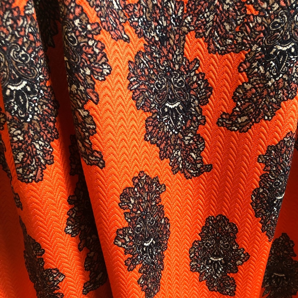 Club Monaco paisley cocktail dress FALL WEDDINGS! - Picture 5 of 7